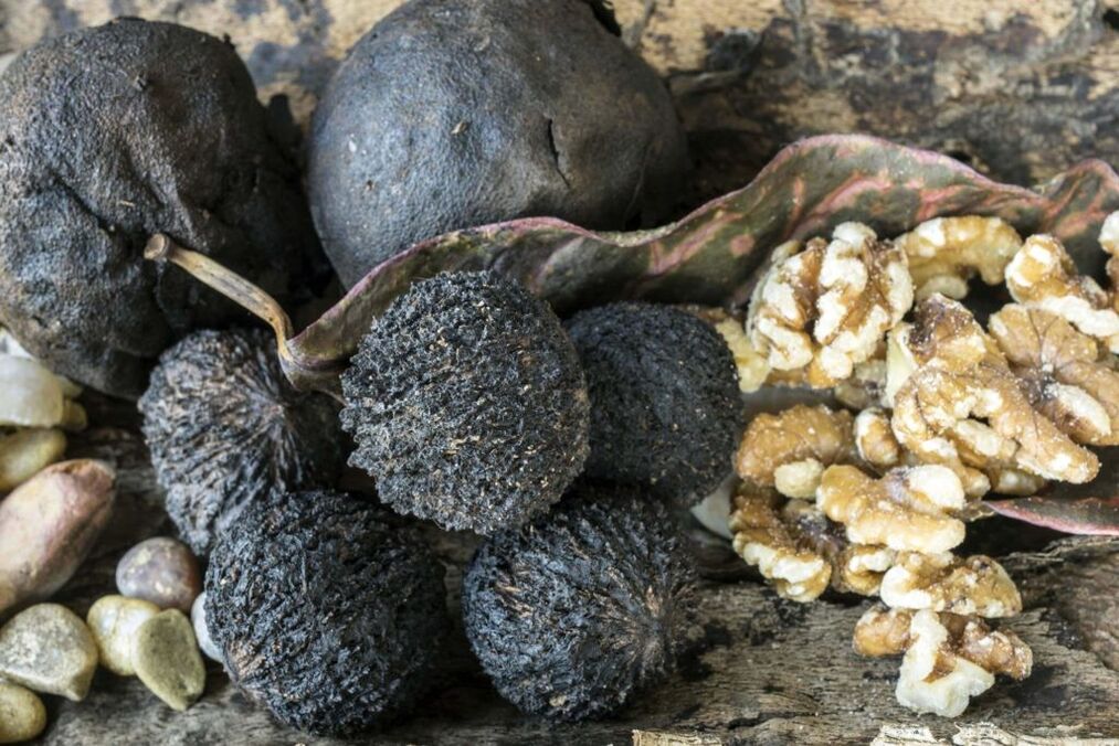 black walnut from papillomas